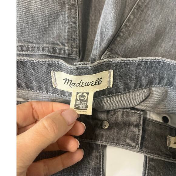 Madewell  90's Straight Jeans in Hallandale Wash High Rise Women's 25 - Picture 7 of 10